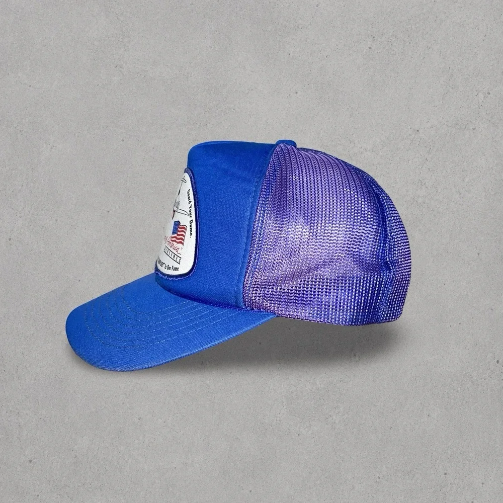 Vintage 'Spirit of America' Airlines Hat Cap Trucker 80s 90s Namark Caps Mesh